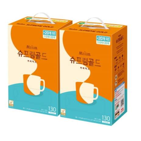 맥심 슈프림 골드 커피믹스, 13.5g, 260개입, 1개-추천-상품