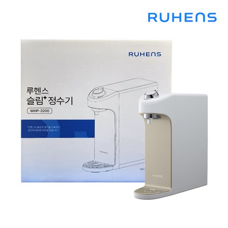 루헨스 [무료설치] 전기세 ZERO 무전원 정수기 슬림+ WHP-3200, 루헨스 무전원정수기 슬림+ WHP-3200(골드에디션)-추천-상품
