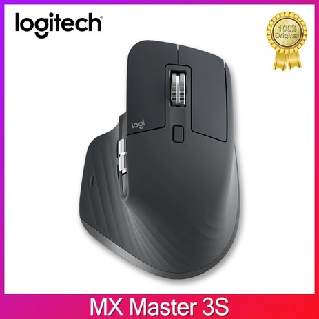 Logitech-MX Master 3S 3 마우스 Anywhere 2S 무선 블루투스 오피스 2.4G 수신기 포함 Mx 마스터 2s 업그레이드, MX master 3S black, 한개옵션2-추천-상품