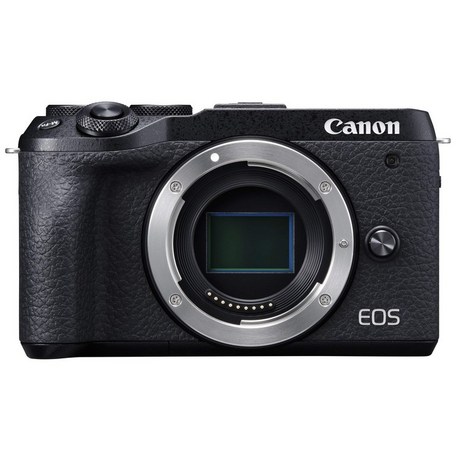 Canon 미러리스 렌즈 교환식 카메라 EOS M6 Mark II 바디 블랙 EOSM6MK2BK-BODY-추천-상품