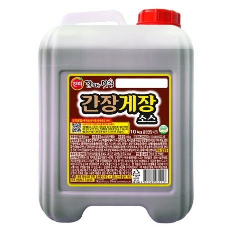 간장게장소스 10kg 대용량 진미 간장게장 전복장 새우장 게장 만들기 업소 식당 추천, 1개-추천-상품