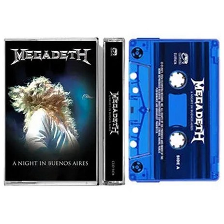 [카세트테이프] Megadeth (메가데스) - A Night In Buenos Aires [Translucent Blue Shell 카세트테이프]-추천-상품