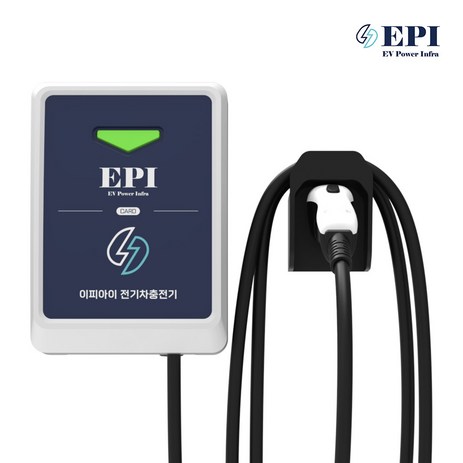 EPI 전기차충전기 가정용 완속 국산 EV Charger 7kW 11kW 이피아이 세로형, 11kW_6M 1대-추천-상품