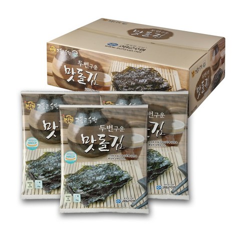 고흥군수협 두번구운 맛돌김 7매 x20봉, 1개-추천-상품