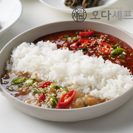 오다셰프 순살 게장 300g 간장 양념 외, 순살 간장게장 300g+순살 양념게장 300g, 2개-추천-상품