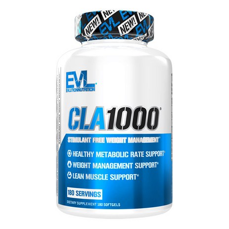 EVLUTIONNUTRITION CLA 1000 소프트젤, 180정, 1개-추천-상품