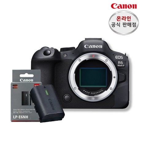 [캐논총판] 캐논 EOS R6 MARK II (BODY)+정품배터리-추천-상품