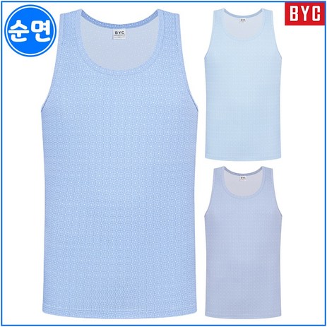 BYC 남자 순면 런닝 3매입 F31M2-추천-상품