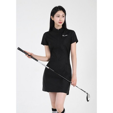 다운블로우 여자 골프웨어 반집업 아노락 반팔 원피스 90019-추천-상품