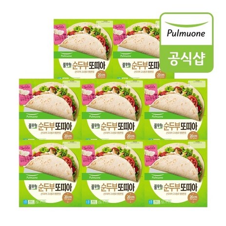 [풀무원] 순두부또띠아8인치 225g(5입)X8개 총 40개입, 순두부또띠아8인치 5입X8개 총 40개입, 225g, 8개-추천-상품