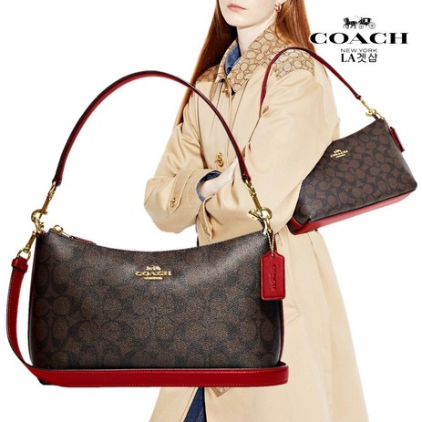 코치-클라라-시그니처-숄더-백-CF377-Clara-Shoulder-Bag-In-Signature-추천-상품