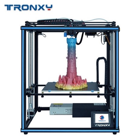 Tronxy X5SA 24V 새로운 업그레이드 된 3D 프린터 DIY 키트 금속 빌드 플레이트 3.5 인치 LCD 터치 스크린 고정밀 자동 레벨링, 프랑스-추천-상품