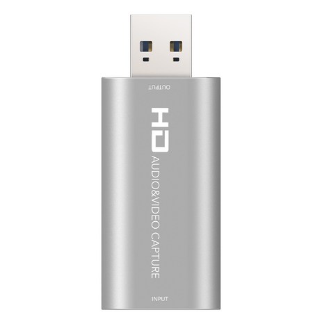 케이블타임-HDMI-to-USB-비디오-캡쳐보드-CB62S-실버-추천-상품