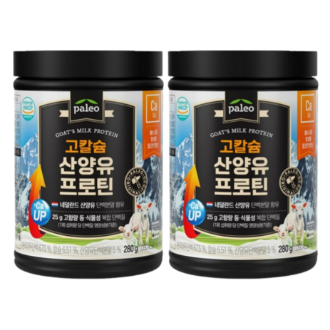 팔레오 고칼슘 산양유프로틴 네덜란드 저지방산양유 단백분말 스푼포함, 560g, 3개-추천-상품