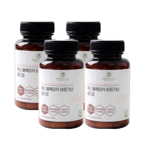 포헬라 류신 블랙마카 아르기닌 12000mg+6000mg+4800mg 60정 x 4개-추천-상품