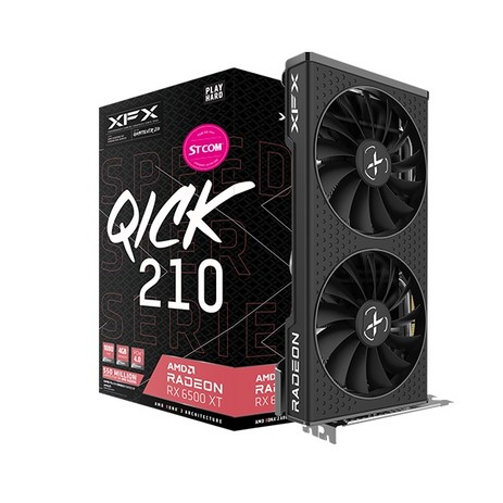 XFX 라데온 RX 6500 XT QICK 210 BLACK D6 4GB, 상세페이지 참조-추천-상품