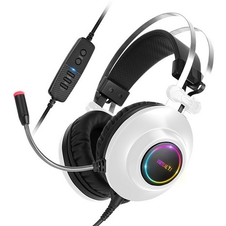 앱코-HACKER-가상-7.1-RGB-진동-노이즈-캔슬링-마이크-3D-초경량-게이밍-헤드셋-N550-ENC-화이트-추천-상품