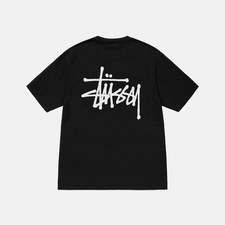 스투시 반팔티 피그먼트 티셔츠 블랙 2XL [국내매장판] BASIC STUSSY TEE PIGMENT DYED-추천-상품