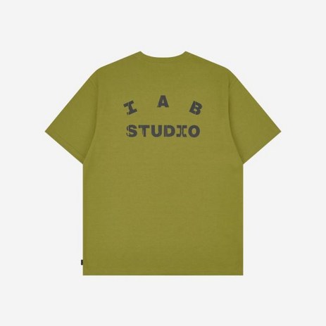 아이앱 스튜디오 x D.P. 티셔츠 올리브 그린 IAB Studio T-Shirt Olive Green --추천-상품