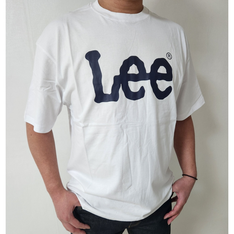 [국내 매장용] LEE 리 반팔 티셔츠 빅 로고 기본 반팔티 화이트 - 100% 정품 --추천-상품