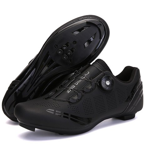 (당일배송)국내배송 HIT No.7 초경량 평페달 자전거신발 사이클 슈즈 로드 MTB S4, 44, 로드 블랙-추천-상품