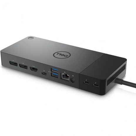 도킹스테이션 포트 허브 노트북 Dell WD22TB4 Thunderbolt 4 도크 2개 최대 5120 x 2880 비디오 해상도 HDMI 2.0 DP 1.4 USBC USBA, Black-추천-상품