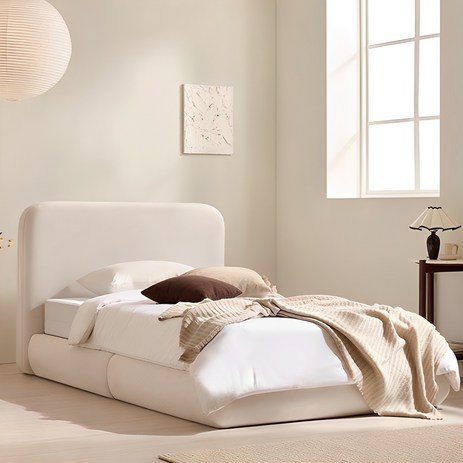 삼익가구 오브슬립 아쿠아텍스 패브릭 호텔 침대(SS/Q/K), 아이보리-추천-상품