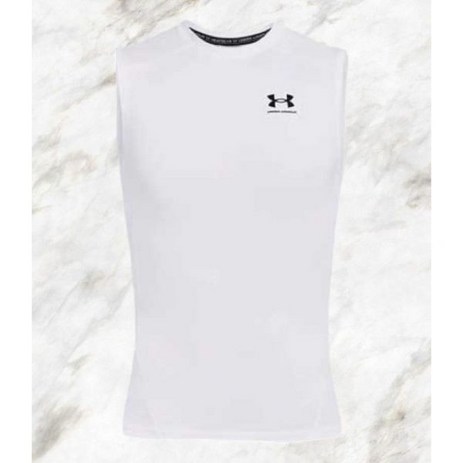 매장정품 언더아머 UNDERARMOUR 히트기어 아머 슬리브리스 기능성 나시 운동복 1361522-100 1245742-추천-상품