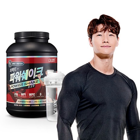 칼로바이 퍼펙트 파워쉐이크 김종국 단백질 헬스 보충제 WPI WPC 프로틴 파우더 초코맛 2kg+쉐이커증정, 1세트, 2kg-추천-상품