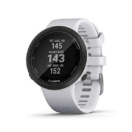 Garmin 가민 스윔 2 수영 시계 스마트워치 심박수 거리 패이스 스트로크 수 유형 기록, 화이트-추천-상품