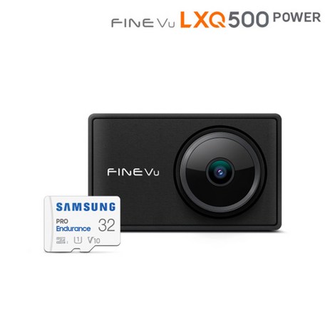 [전국출장장착비지원] 파인뷰 LXQ500 POWER Wi-Fi Q/F 2채널 블랙박스 32GB 극초고화질 실시간 스마트폰 연동 32GB, 제품만 구매 / 32GB-추천-상품