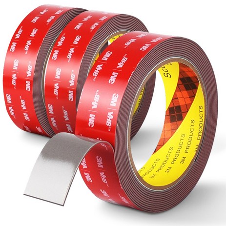 쓰리엠 블랙박스 고내열 초강력 접착 양면 테이프 만능테이프 24mm x 2m, 3개 쓰리엠 블랙박스 고내열 초강력 접착 양면 테이프 만능테이프 24mm x 2m, 3개-추천-상품