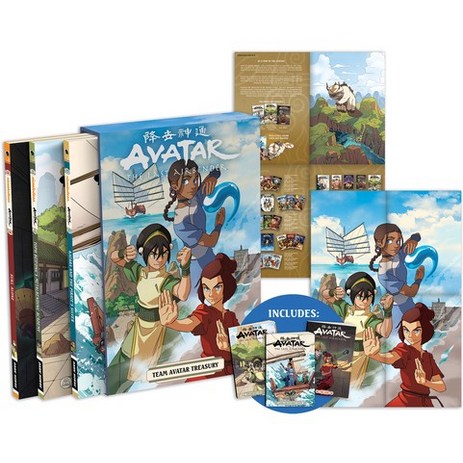 (영문도서) Avatar: The Last Airbender--Team Avatar Treasury Boxed Set (Graphic Novels) Paperback, Dark Horse Books, English, 9781506732053-추천-상품