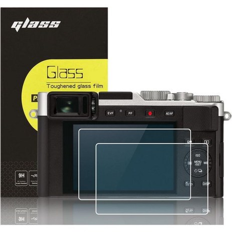 【For Leica DLUX7】 2 Pack Glass Screen Protector Film for DLUX7 Camera 0.3mm UltraThin Tempered 9H, D-LUX7-추천-상품