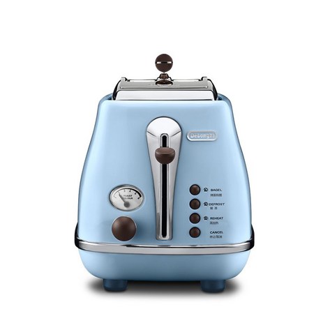 Delonghi 토스트기 홈 토스터 샌드위치 기계 빈티지 CTO2003.VBG, 오션 블루-추천-상품