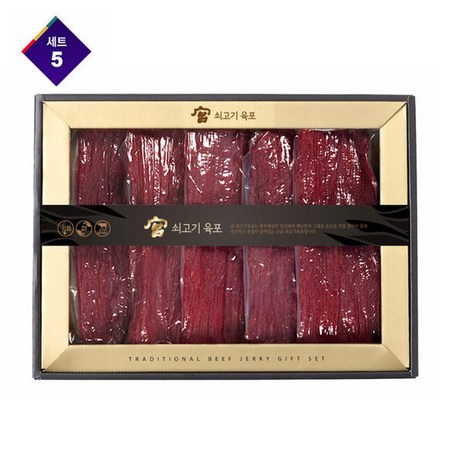 궁 육포 선물세트 750g x 5세트 /262991, 5개-추천-상품