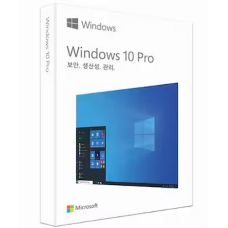 Microsoft Windows 10 Pro 정품 (처음사용자용 한글)-추천-상품