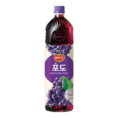 롯데칠성 델몬트 포도 1.5L, 12개-추천-상품