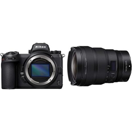 니콘 미러리스 카메라 SLR Z7II 바디 & NIKKOR Z 28-75mm f/2.8 렌즈, NIKKOR Z 초광각 줌 렌즈/ 14-24mm f/2-추천-상품