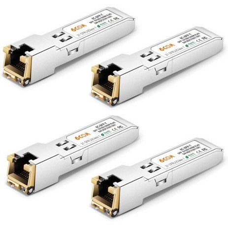 4Pack 10GBase-LR SFP+ 트랜시버 Cisco SFP-10G-LR Meraki MA-SFP-10GB-LR Ubiquiti UF-SM-10G D-Link S, 4 Pack_10/100/1000Base-T: 100m, 4개-추천-상품