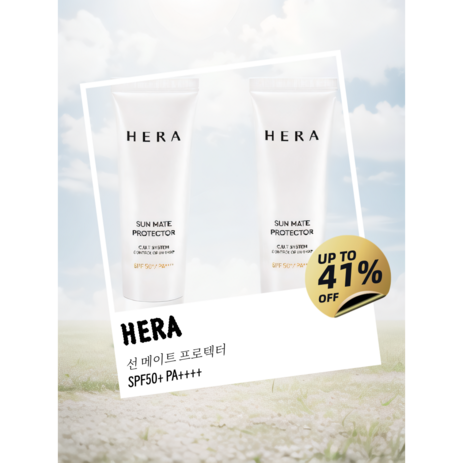 헤라 선 메이트 프로텍터 선크림 SPF50+ PA++++, 50ml, 2개-추천-상품