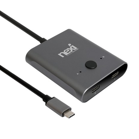 8K USB C to C타입 양방향 선택기 2포트 맥 호환 모니터공유기 셀렉터 스위치 맥북 노트북 100W PD고속충전-추천-상품