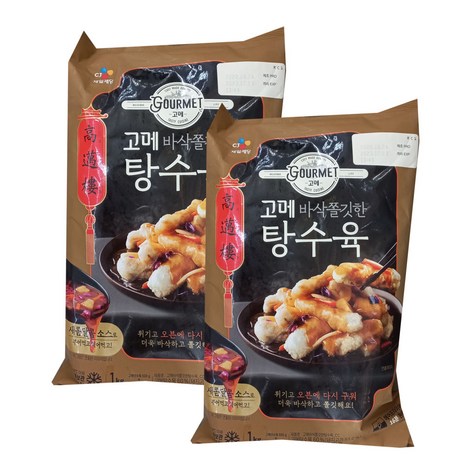 코스트코 고메 바삭쫄깃한 탕수육(소스포함)1kg X 2봉 아이스포장무료, 2개, 1kg-추천-상품