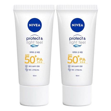 니베아 프로텍트 앤 라이트 필 퍼펙트 선 세럼, 90ml, 2개-추천-상품