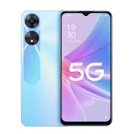 오포 A58 OPPO A58 듀얼심 5G 6.56인치 중국판 알뜰폰 효도폰 키즈폰, 8GB+128GB, 블루, 128GB, 1개-추천-상품