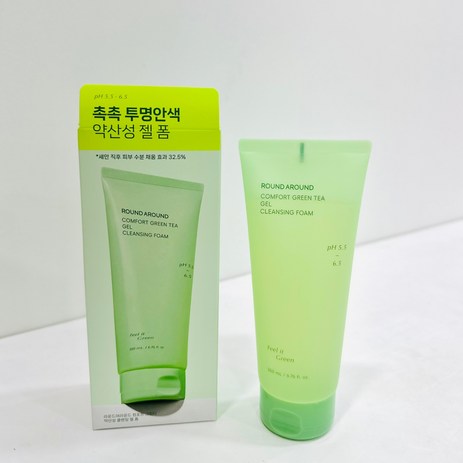 라운드어라운드 그린티 약산성 클렌징폼 클렌징 폼, 200ml, 2개-추천-상품