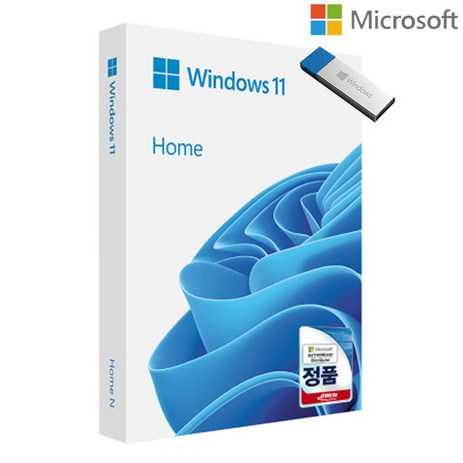 마이크로소프트 윈도우 11 Home 처음사용자용 한글 패키지 FPP (USB 포함/공식 국내 유통 정품)-추천-상품