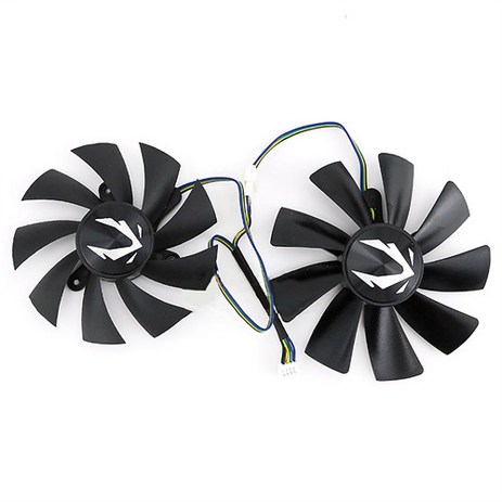 ZOTAC RTX 2070 슈퍼 미니 냉각 팬 쿨러용 그래픽 팬 GA92S2H/GAA8S2U, Left fan w/common logo-추천-상품