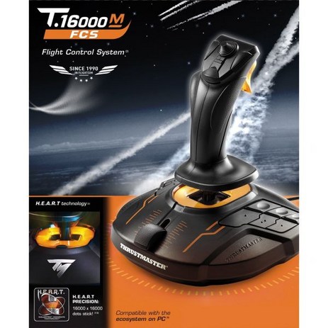 THRUSTMASTER 스러스트마스터 T16000M FCS 플라이트팩 (PC), Black_TWCS Throttle-추천-상품