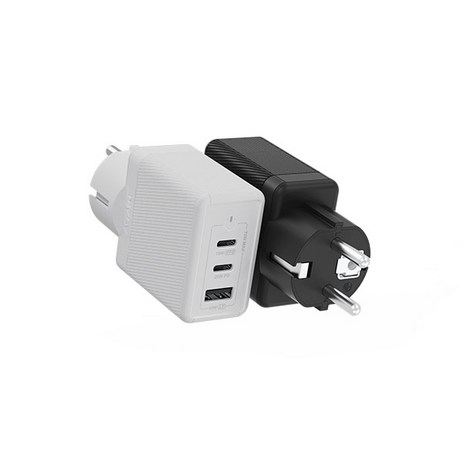 아트뮤 USB PD 75W PPS GaN 접지 멀티 초고속 충전기 GE320, GaN접지충전기75W-GE320블랙, 1개-추천-상품